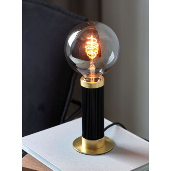 Nordlux GALLOWAY Tafellamp Messing, Zwart, 1-licht