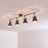 Nanlia Plafondlamp Grijs, Zilver, 4-lichts