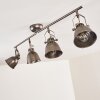 Nanlia Plafondlamp Grijs, Zilver, 4-lichts