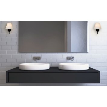 Lucide ROXY Muurlamp Zwart, 1-licht