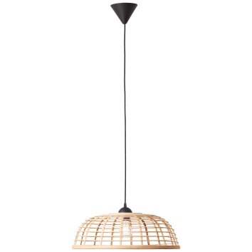 Brilliant CROSSTOWN Hanglamp Hout licht, Zwart, 1-licht