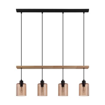 Eglo COOLMONT Hanger Cream, Zwart, 4-lichts