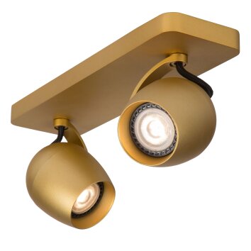 Lucide PRESTON Plafond straler LED Goud, Messing, 2-lichts