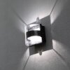 Lutec DELTA Buiten muurverlichting LED Antraciet, 1-licht
