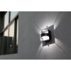 Lutec DELTA Buiten muurverlichting LED Antraciet, 1-licht