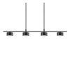 Nordlux CLYDE Hanglamp LED Zwart, 4-lichts