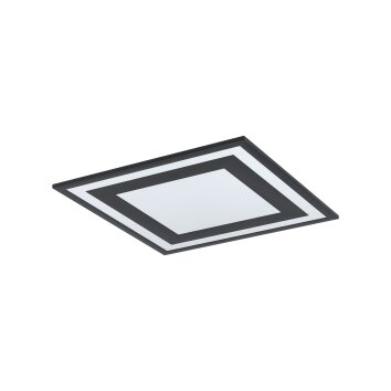 Eglo SAVATARILA Plafondlamp LED Zwart, 1-licht