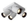 Lucide NIGEL Plafond straler LED Wit, 4-lichts