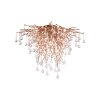 Paul Neuhaus ICICLE Plafondlamp Oud messing, 9-lichts
