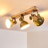 Orny Plafondlamp Hout licht, 3-lichts