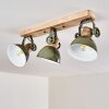 Orny Plafondlamp Hout licht, 3-lichts