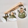 Orny Plafondlamp Hout licht, 3-lichts
