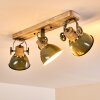 Orny Plafondlamp Hout licht, 3-lichts
