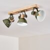 Orny Plafondlamp Hout licht, 3-lichts