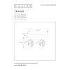 Lucide TALA Plafond straler LED Zwart, 2-lichts