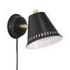 Nordlux PINE Muurlamp Zwart, 1-licht