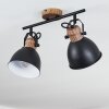 Banjul Plafondlamp Zwart, 2-lichts