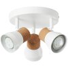 Brilliant Moka Spotlamp Wit, 3-lichts