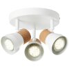 Brilliant Moka Spotlamp Wit, 3-lichts