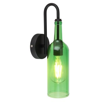 Globo LEVITO Muurlamp Zwart, 1-licht