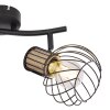 Globo LUISE Spotlamp Zwart, 2-lichts