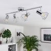 Orebro Plafondlamp Chroom, 4-lichts