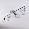 Orebro Plafondlamp Chroom, 4-lichts