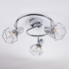 Orebro Plafondlamp Chroom, 3-lichts
