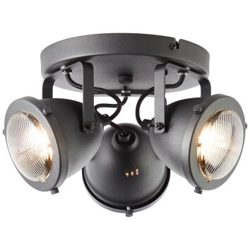 Brilliant Carmen Spotlamp Zwart, 3-lichts