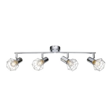 Orebro Plafond spot Chroom, 4-lichts