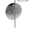 Steinhauer Tallerken Muurlamp LED roestvrij staal, Wit, 1-licht