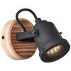 Brilliant Inge Spotlamp Hout donker, 1-licht
