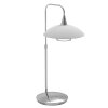 Steinhauer Tallerken Tafellamp LED roestvrij staal, Wit, 1-licht