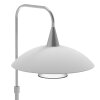 Steinhauer Tallerken Tafellamp LED roestvrij staal, Wit, 1-licht
