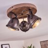 Glostrup Plafondlamp Bruin, roestvrij staal, 3-lichts