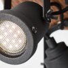 Brilliant Inge Spotlamp Hout donker, 3-lichts