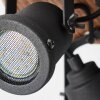 Brilliant Inge Spotlamp Hout donker, 3-lichts