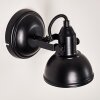 Tina Muurlamp Zwart, 1-licht