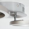 Malanje Plafondlamp LED Nikkel mat, 2-lichts