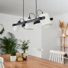 Gibralter Hanglamp Zwart, 3-lichts