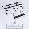 Gibralter Hanglamp Zwart, 3-lichts