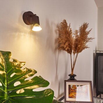 Planes Muurlamp LED Roest, 1-licht