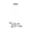 Paul Neuhaus Q-VITO Hanglamp LED Zilver, 2-lichts, Afstandsbediening