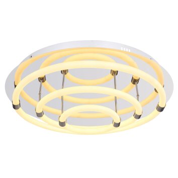 Globo EPI Plafondlamp LED Wit, 1-licht