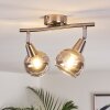 Warga Plafondlamp Nikkel mat, 2-lichts