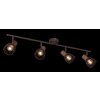 Globo ISABELLE Spotlamp Roest, 4-lichts