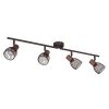 Globo ISABELLE Spotlamp Roest, 4-lichts