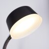 Pineda Tafellamp LED Chroom, Zwart, 1-licht