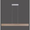 Paul Neuhaus Q-TIMBER Hanglamp LED Hout licht, 1-licht, Afstandsbediening