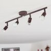 Planes Plafondlamp LED Roest, 4-lichts